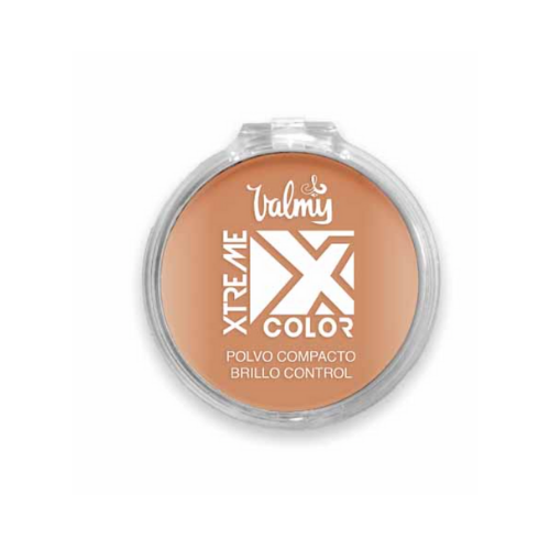 [7591949135029] POLVO COMPACTO  XTREME COLOR BRILLO CONTROL # 02 MEDIO  (VALMY)