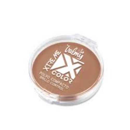 [7591949135036] POLVO COMPACTO  XTREME COLOR BRILLO CONTROL # 03 OSCURO  (VALMY)