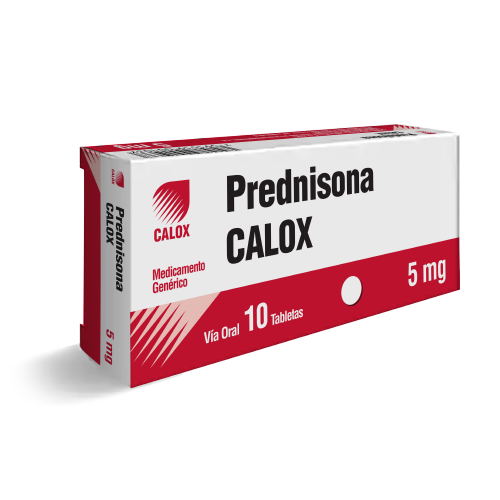 [7591519001037] PREDNISOLONA  5MG X 10 TABLETAS (CALOX)
