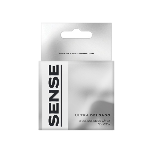 [742033994658] PRESERVATIVOS ULTRA DELGADO 3 UNIDADES (SENSE)
