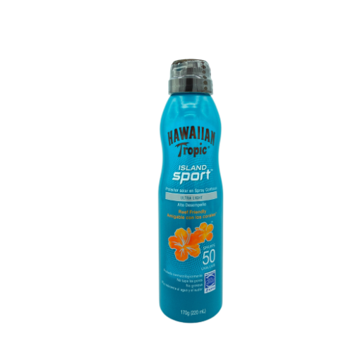 [075486091644] PROTECTOR SOLAR HAWAIIAN TROPIC SPRAY ISLANDS SPF 50 220ML 