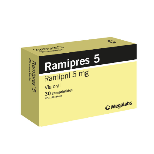 [7591619520537] RAMIPRES (RAMIPRIL) 5MG X 30 COMPRIMIDOS (MEGALABS)
