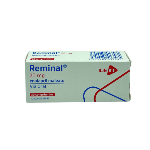 [7591585413581] REMINAL (ENALAPRIL) 20MG X 30 COMPRIMIDOS (LETI)