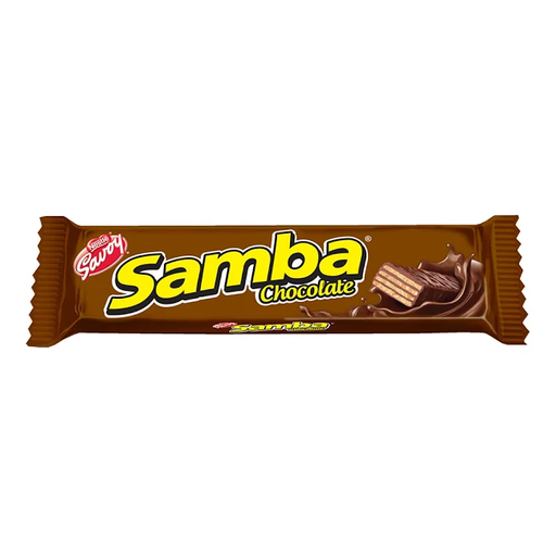 [7591016873472] SAMBA CHOCOLATE 32GR (SAVOY) 