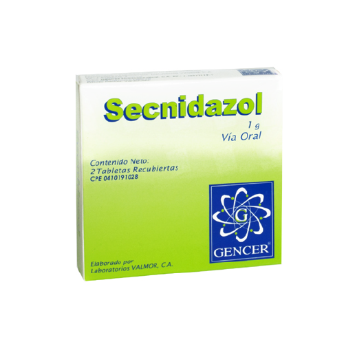 [7591020008181] SECNIDAZOL  1GR X 2 TABLETAS (VALMORCA)