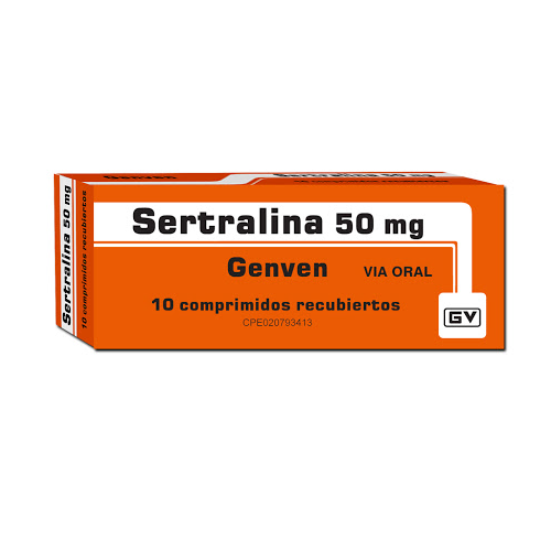 [7591585178275] SERTRALINA  50MG X 10 COMPRIMIDOS (GENVEN)