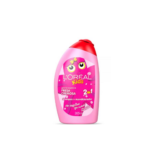 [7501027218384] SHAMPOO KIDS 2 EN 1 FRESA 265ML (LOREAL)
