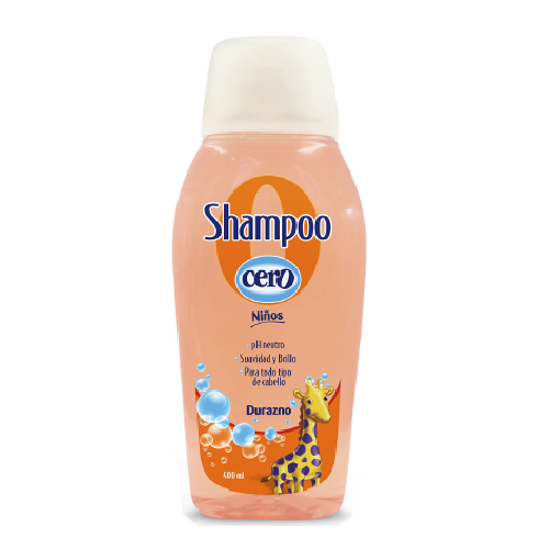 [7702661843028] SHAMPOO PARA NINOS DURAZNO 400ML (CERO)