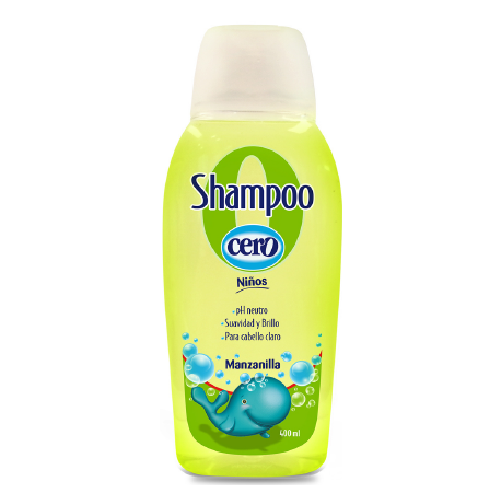 [7702661844025] SHAMPOO PARA NINOS MANZANILLA 400ML (CERO)