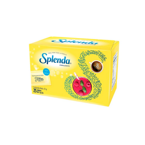 [722776000175] SPLENDA ENDULZANTE ORIGINAL   X 25 SOBRES DE 1GR (AR)