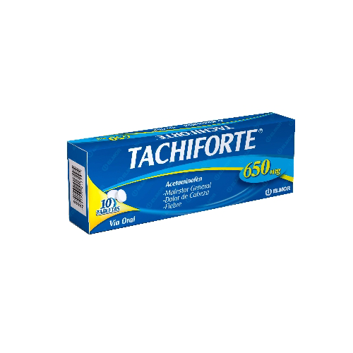 [7591062017295] TACHIFORTE (ACETAMINOFEN) 650MG X 10 TABLETAS (ELMOR)