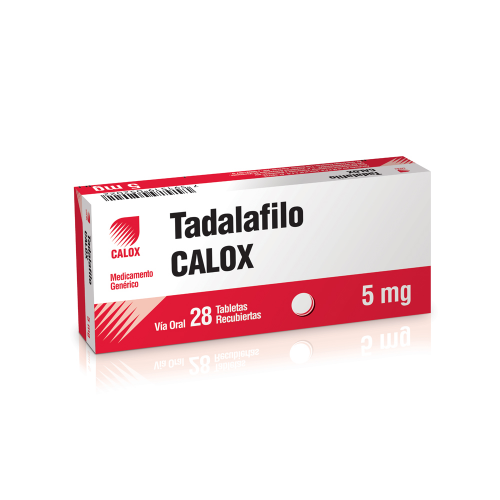 [7591519052022] TADALAFIL  5MG X 28 TABLETAS (CALOX)