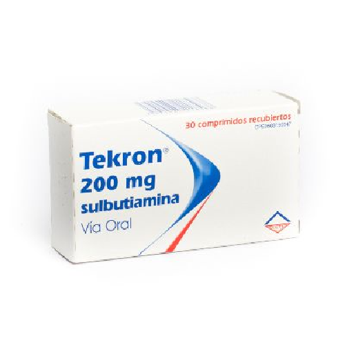 [7591585218568] TEKRON (SULBUTIAMINA) 200MG X 30 COMPRIMIDOS (LETI)