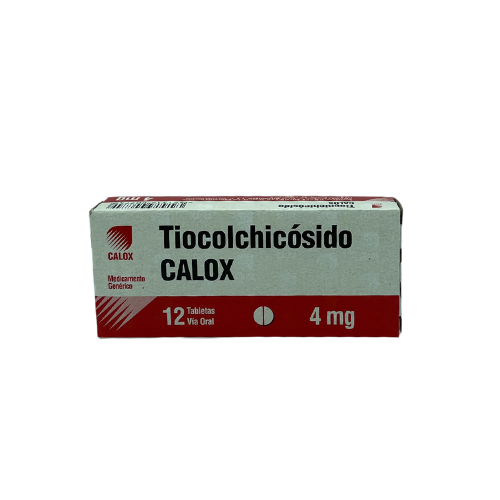 [7591519007749] TIOCOLCHICOSIDO  4MG X 12 TABLETAS (CALOX)