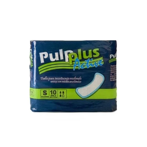 [7591251910154] TOALLA SANITARIA PARA INCONTINENCIA MODERADA TALLA S   X 10 UNIDADES (PULPLUS)