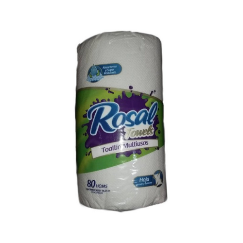 [7591098000759] TOALLAS DON TOALLIN ROSAL 80 HOJAS (ROSAL)