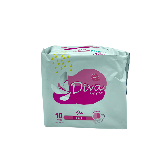 [6970488420246] TOALLAS SANITARIAS DELGADA DIA 10 UNIDADES (DIVA)