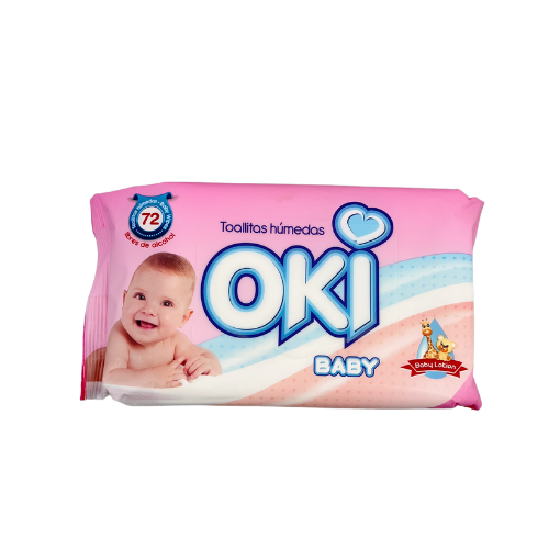 [6948403502100] TOALLITAS HUMEDAS BABY LOTION 72 UNDIDADES (OKI)