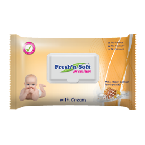 [8693744810060] TOALLITAS HUMEDAS MILK AND HONEY 60 UNIDADES (FRESH N' SOFT)