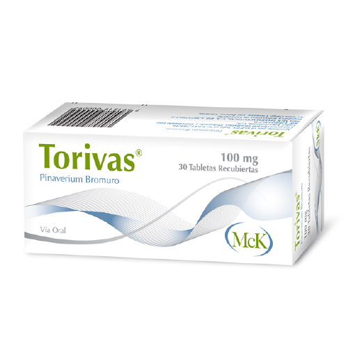[7591519000092] TORIVAS (PINAVERIUM BROMURO) 100MG X 30 TABLETAS (CALOX)