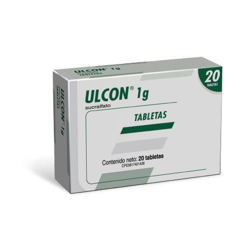 [7591821210288] ULCON (SUCRALFATO) 1GR X 20 TABLETAS (FARMA)
