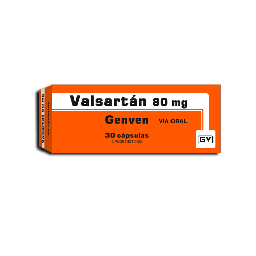 [7591585275875] VALSARTAN  80MG X 30 CAPSULAS (GENVEN)