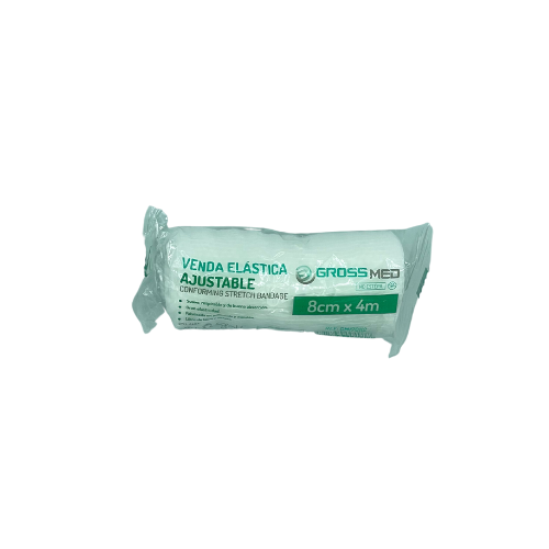 [7597830004856] VENDA ELASTICA AJUSTABLE   X 8CM X 4MT (GROSSMED)
