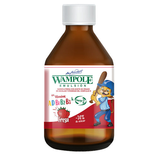 [7591309000530] WAMPOLE EMULSION FRESA (COMPLEJO VITAMINICO)  X 240ML (PONCE&BENZO)