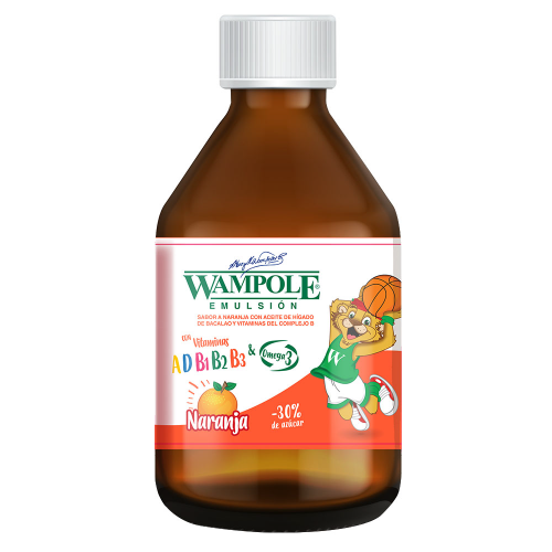 [7591309000608] WAMPOLE EMULSION NARANJA (COMPLEJO VITAMINICO)  X 240ML (PONCE&BENZO)
