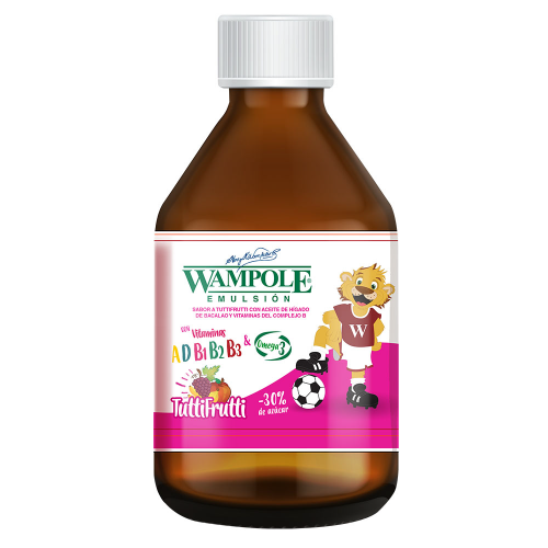 [7591309000967] WAMPOLE EMULSION TUTTI FRUTI (COMPLEJO VITAMINICO)  X 240ML (PONCE&BENZO)