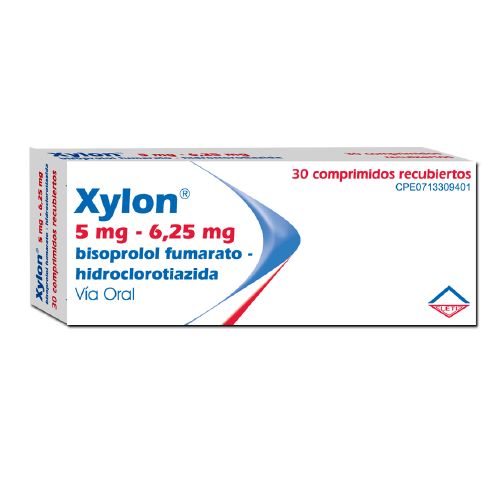 [7591585113313] XYLON (BISOPROLOL - HIDROCLOROTIAZIDA) 5MG-6.25MG X 30 COMPRIMIDOS (LETI)