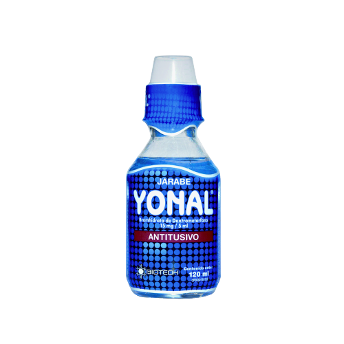 [7591243856705] YONAL JARABE (DEXTROMETORFANO) 15MG/5ML X 120ML (BIOTECH)